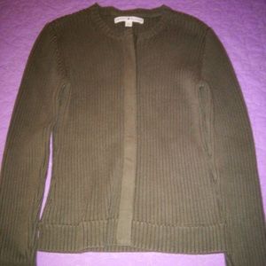 Tommy Hilfiger long sleeve zip up sweater.